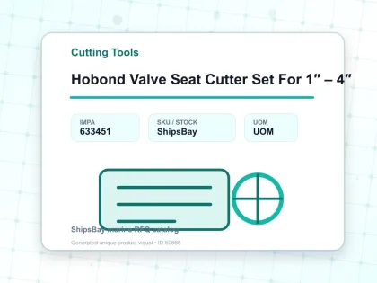 Hobond Valve Seat Cutter Set For 1″ – 4″ - Cutting Tools - IMPA 633451