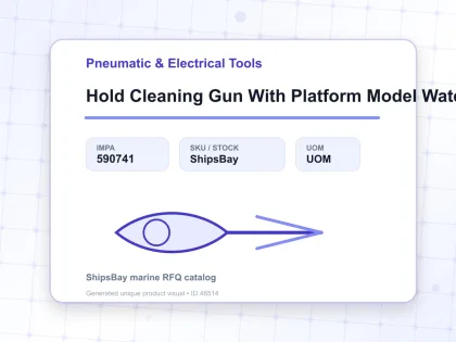 Hold Cleaning Gun With Platform Model Water Tobey - Pneumatic & Electrical Tools - IMPA 590741