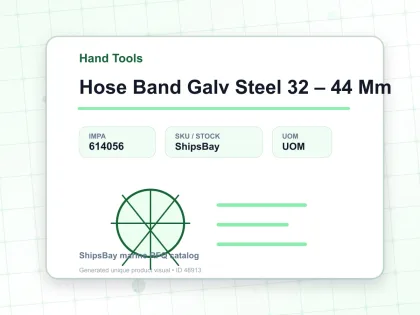 Hose Band Galv Steel 32 – 44 Mm - Hand Tools - IMPA 614056