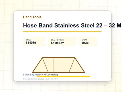 Hose Band Stainless Steel 22 – 32 Mm - Hand Tools - IMPA 614069