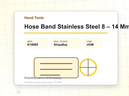 Hose Band Stainless Steel 8 – 14 Mm - Hand Tools - IMPA 614065