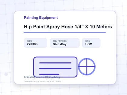 H.p Paint Spray Hose 1/4″ X 10 Meters - Painting Equipment - IMPA 270386