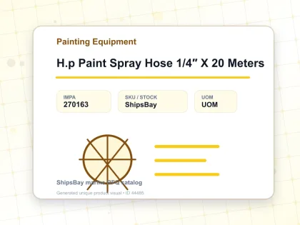 H.p Paint Spray Hose 1/4″ X 20 Meters - Painting Equipment - IMPA 270163
