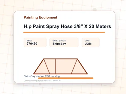 H.p Paint Spray Hose 3/8″ X 20 Meters - Painting Equipment - IMPA 270430