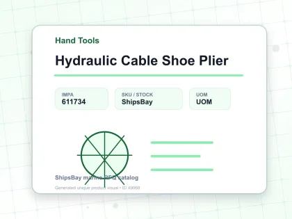 Hydraulic Cable Shoe Plier - Hand Tools - IMPA 611734