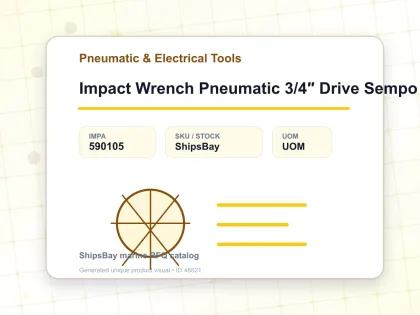Impact Wrench Pneumatic 3/4″ Drive Sempo - Pneumatic & Electrical Tools - IMPA 590105