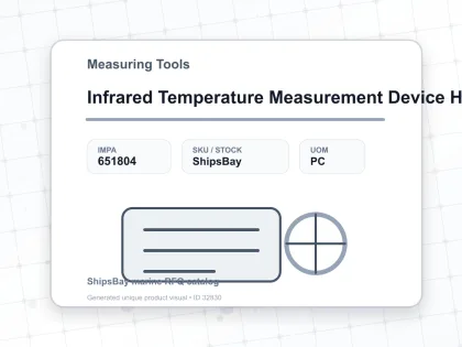 Infrared Temperature Measurement Device Hand Held Ty, 32 To 600 Deg.c, Semitemp 6080 A1, Sika - Measuring Tools - IMPA 651804 - UOM PC