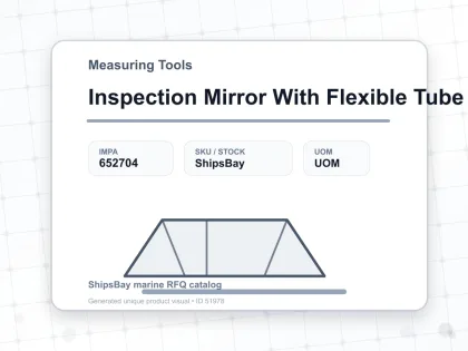 Inspection Mirror With Flexible Tube - Measuring Tools - IMPA 652704
