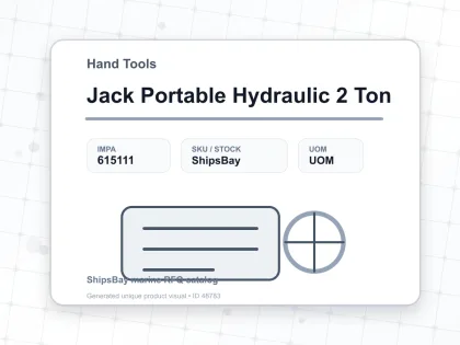 Jack Portable Hydraulic 2 Ton - Hand Tools - IMPA 615111