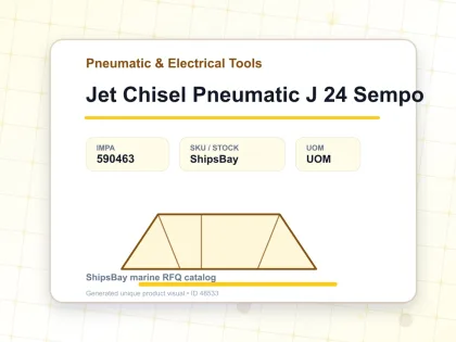 Jet Chisel Pneumatic J 24 Sempo - Pneumatic & Electrical Tools - IMPA 590463