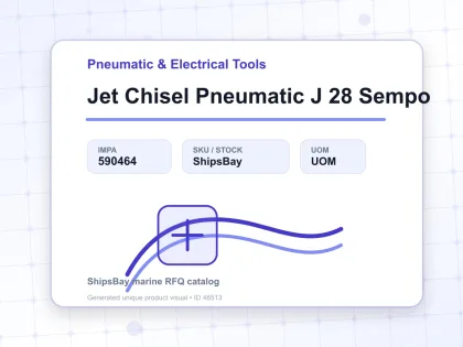 Jet Chisel Pneumatic J 28 Sempo - Pneumatic & Electrical Tools - IMPA 590464