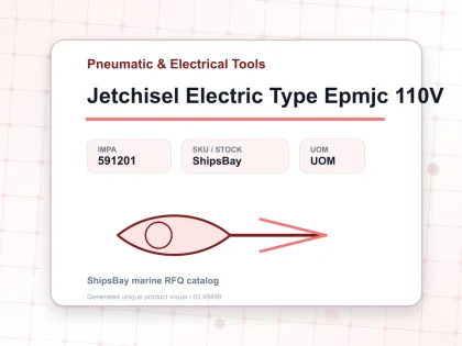 Jetchisel Electric Type Epmjc 110V - Pneumatic & Electrical Tools - IMPA 591201