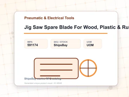 Jig Saw Spare Blade For Wood, Plastic & Rubber Hcs Type T101B - Pneumatic & Electrical Tools - IMPA 591174