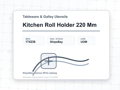 Kitchen Roll Holder 220 Mm - Tableware & Galley Utensils - IMPA 174236