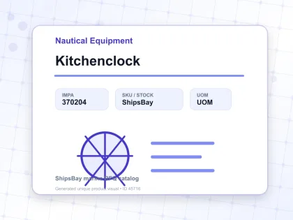 Kitchenclock - Nautical Equipment - IMPA 370204