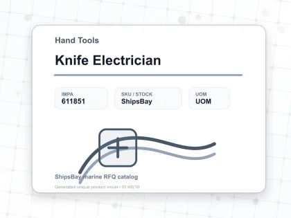 Knife Electrician - Hand Tools - IMPA 611851