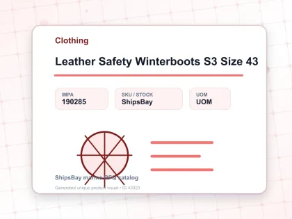 Leather Safety Winterboots S3 Size 43 - Clothing - IMPA 190285
