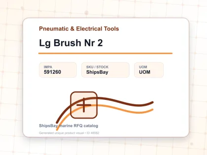 Lg Brush Nr 2 - Pneumatic & Electrical Tools - IMPA 591260