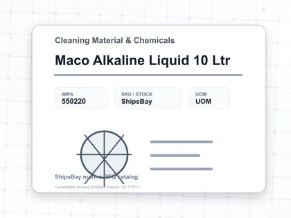 Maco Alkaline Liquid 10 Ltr - Cleaning Material & Chemicals - IMPA 550220