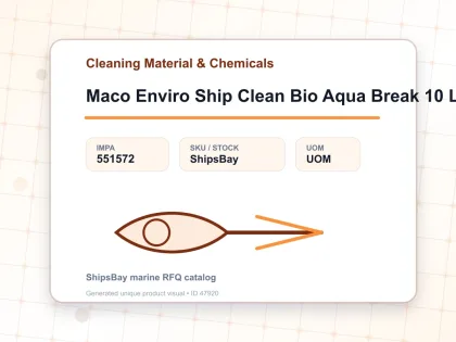 Maco Enviro Ship Clean Bio Aqua Break 10 Ltr - Cleaning Material & Chemicals - IMPA 551572