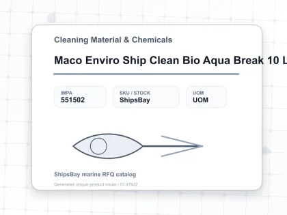 Maco Enviro Ship Clean Bio Aqua Break 10 Ltr - Cleaning Material & Chemicals - IMPA 551502