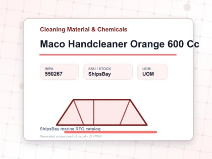 Maco Handcleaner Orange 600 Cc - Cleaning Material & Chemicals - IMPA 550267