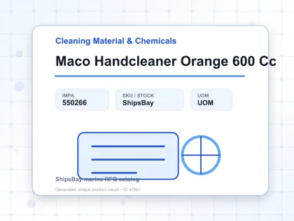 Maco Handcleaner Orange 600 Cc - Cleaning Material & Chemicals - IMPA 550266
