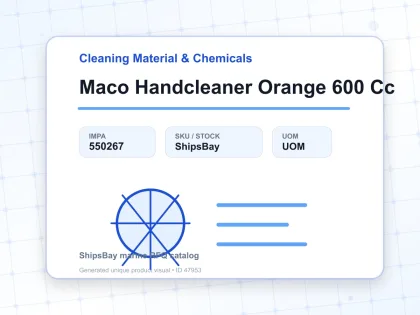 Maco Handcleaner Orange 600 Cc - Cleaning Material & Chemicals - IMPA 550267