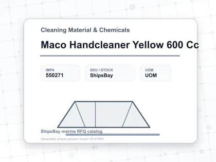 Maco Handcleaner Yellow 600 Cc - Cleaning Material & Chemicals - IMPA 550271