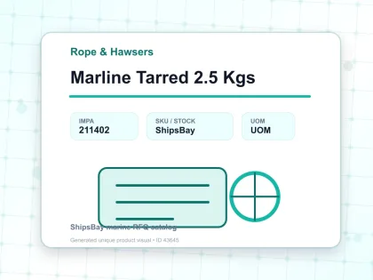 Marline Tarred 2.5 Kgs - Rope & Hawsers - IMPA 211402