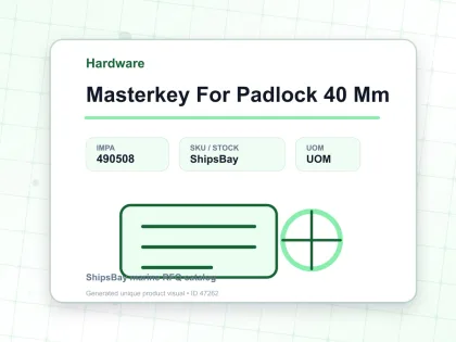 Masterkey For Padlock 40 Mm - Hardware - IMPA 490508