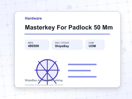 Masterkey For Padlock 50 Mm - Hardware - IMPA 490509