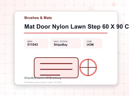 Mat Door Nylon Lawn Step 60 X 90 Cms - Brushes & Mats - IMPA 511043