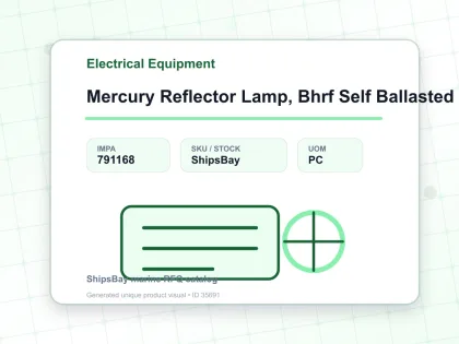 Mercury Reflector Lamp, Bhrf Self Ballasted E 39, 220V 750 W - Electrical Equipment - IMPA 791168 - UOM PC