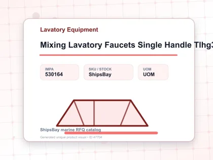 Mixing Lavatory Faucets Single Handle Tlhg31 13 Mm (1/2) L210C - Lavatory Equipment - IMPA 530164