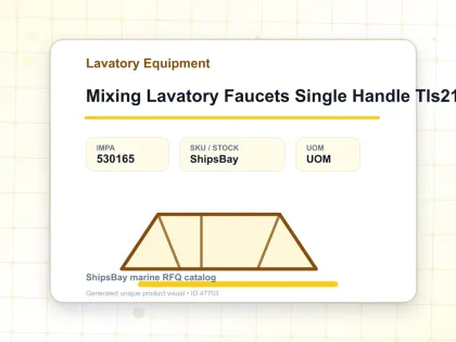 Mixing Lavatory Faucets Single Handle Tls21 13 Mm (1/2) L250C - Lavatory Equipment - IMPA 530165
