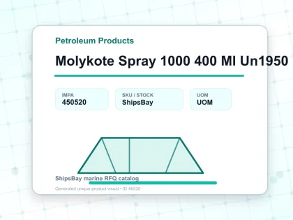 Molykote Spray 1000 400 Ml Un1950 - Petroleum Products - IMPA 450520