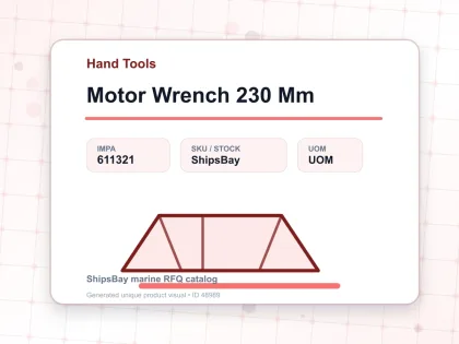Motor Wrench 230 Mm - Hand Tools - IMPA 611321