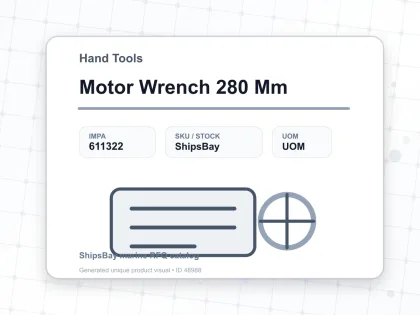 Motor Wrench 280 Mm - Hand Tools - IMPA 611322