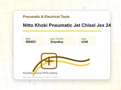 Nitto Khoki Pneumatic Jet Chisel Jex 24 - Pneumatic & Electrical Tools - IMPA 590463