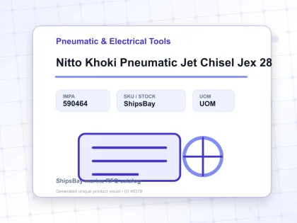 Nitto Khoki Pneumatic Jet Chisel Jex 28 - Pneumatic & Electrical Tools - IMPA 590464