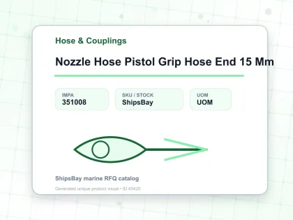 Nozzle Hose Pistol Grip Hose End 15 Mm - Hose & Couplings - IMPA 351008