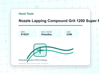 Nozzle Lapping Compound Grit 1200 Super Fine 60 Gr - Hand Tools - IMPA 614221