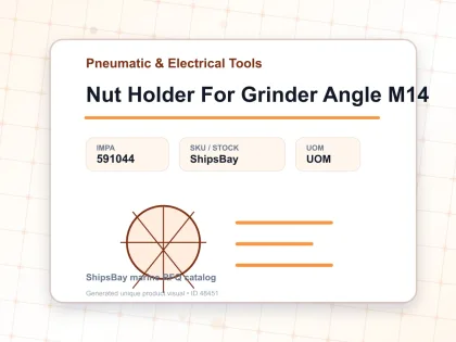 Nut Holder For Grinder Angle M14 - Pneumatic & Electrical Tools - IMPA 591044