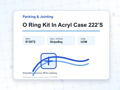 O Ring Kit In Acryl Case 222’S - Packing & Jointing - IMPA 813072