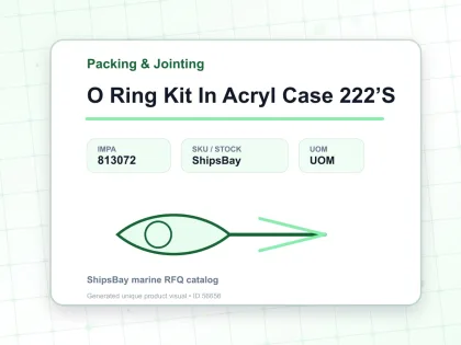O Ring Kit In Acryl Case 222’S - Packing & Jointing - IMPA 813072