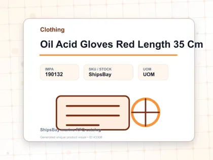 Oil Acid Gloves Red Length 35 Cm - Clothing - IMPA 190132