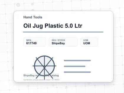 Oil Jug Plastic 5.0 Ltr - Hand Tools - IMPA 617749