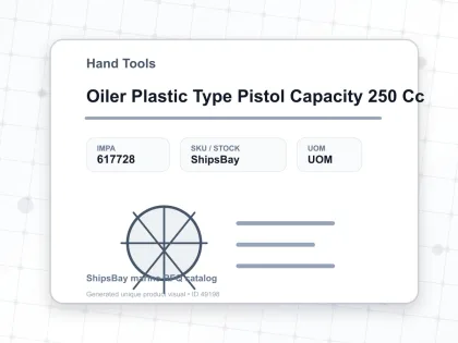 Oiler Plastic Type Pistol Capacity 250 Cc - Hand Tools - IMPA 617728