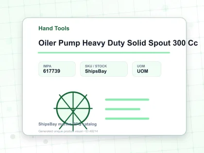 Oiler Pump Heavy Duty Solid Spout 300 Cc - Hand Tools - IMPA 617739